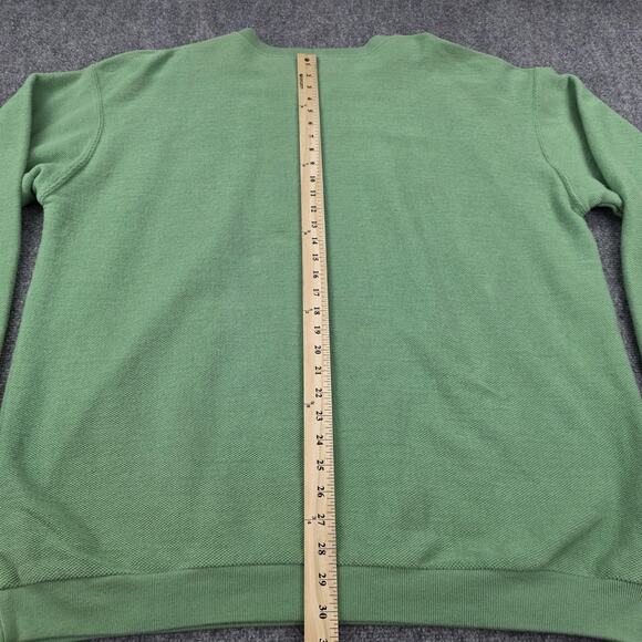 Vintage Lands End Sweater Mens XL Tall Crewneck Pullover Knit Classic USA Made - Picture 6 of 15